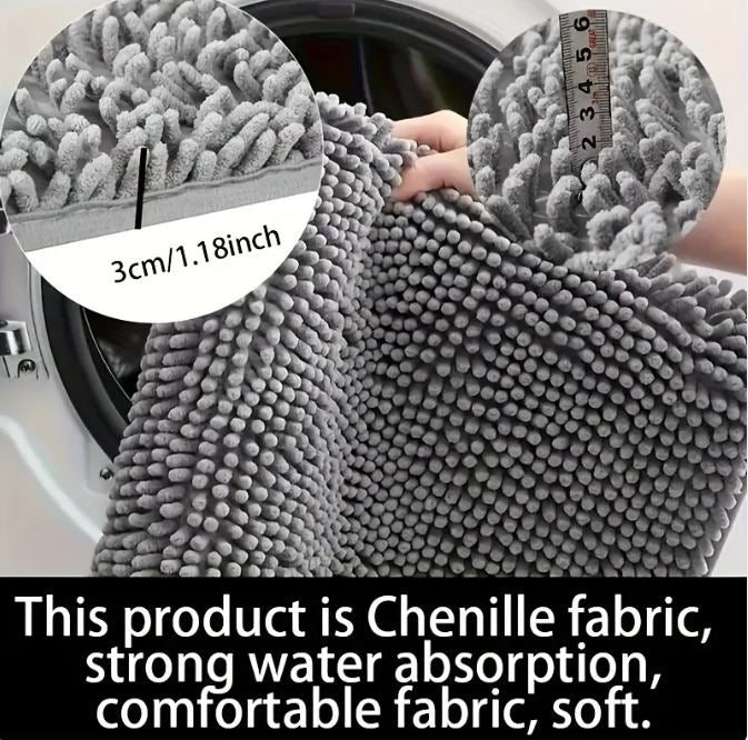 Super Absorbent Pet Paw Mat- Keep Your Floors Clean & Dry